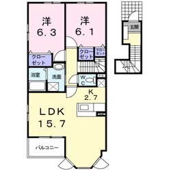 ラ・メール　ドゥの物件間取画像